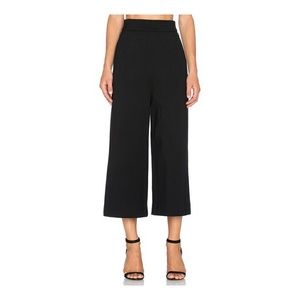 TIBI - Bond Stretch Knit Gaucho - Black - US 4
